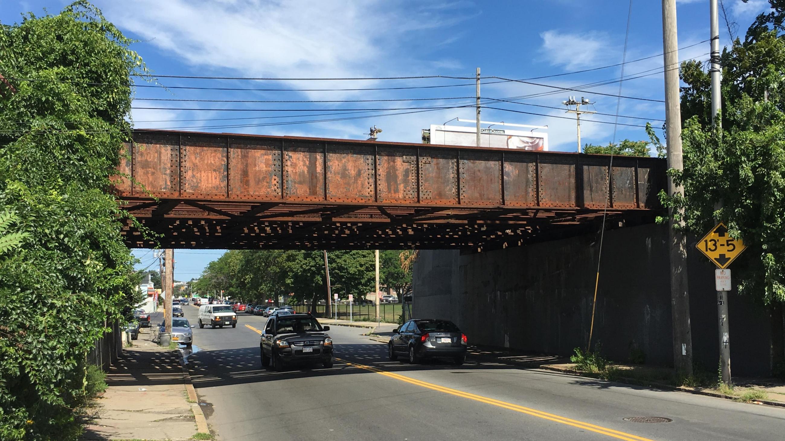 The existing Commercial Street bridge on the Newburyport/Rockport Line of the Commuter Rail