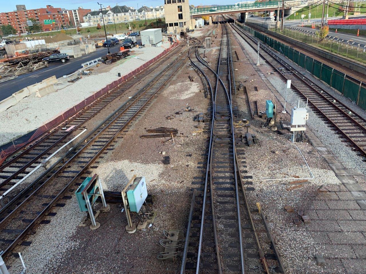 The crossovers that allow trains to move from Wellington Yard onto the main tracks need to be replaced