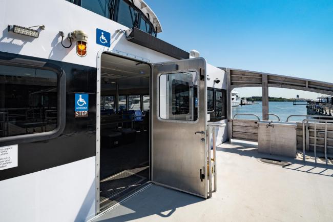 mbta ferry accessible entrance